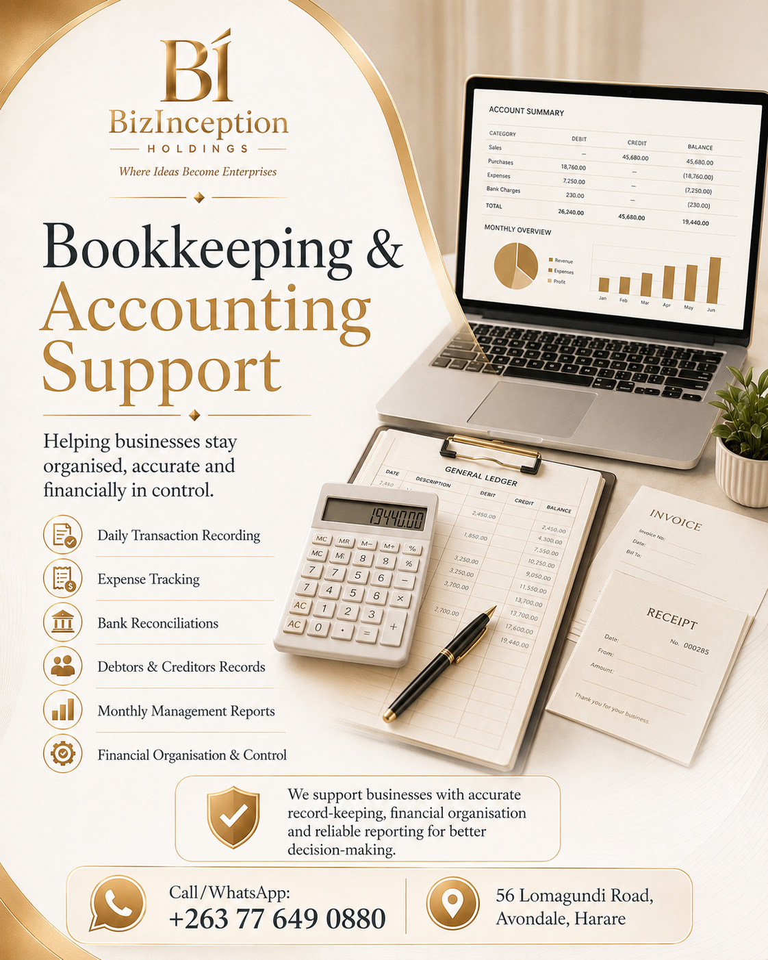 Bookkeeping & Accounting | BizInception Holdings